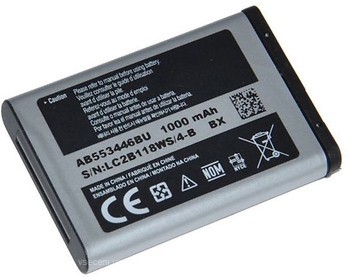 Фото Samsung AB553446BU 1000 mAh