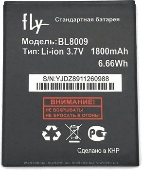 Фото Fly BL8009 1800 mAh