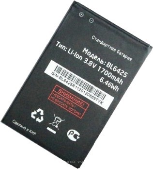 Фото Fly BL6425 1700 mAh
