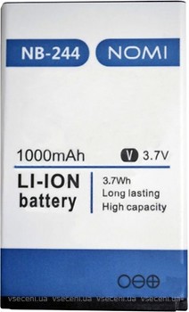 Фото Nomi NB-244 1000 mAh