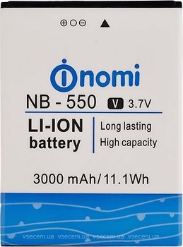 Фото Nomi NB-550 3000 mAh