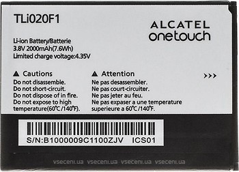 Фото Alcatel TLi020F1 2000 mAh