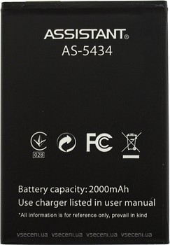 Фото Assistant AS-5434 2000 mAh