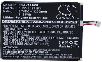 Фото Cameronsino CS-LVA210SL 3200 mAh