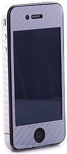 Фото EGGO Carbon Fiber Silver Fullbody iPhone 4/4S