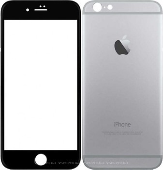 Фото Toto 2.5D Full Cover Tempered Glass front+back Apple iPhone 6/6S Plus Black