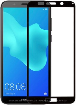 Фото 2E 2.5D Clear Huawei Y5 2018 Black FG (2E-TGHW-Y518-25D-BB)