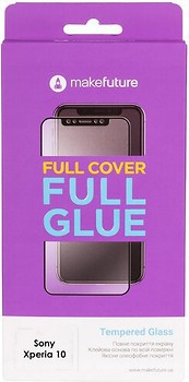 Фото MakeFuture Full Cover Full Glue Sony Xperia 10 Black (MGF-SOX10)