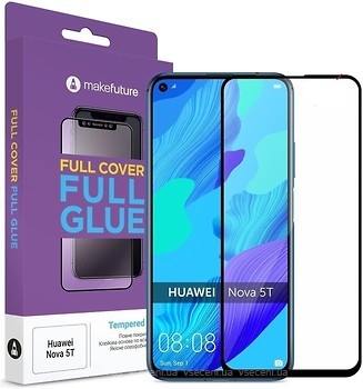 Фото MakeFuture Full Cover Full Glue Huawei Nova 5T Black (MGF-HUN5T)