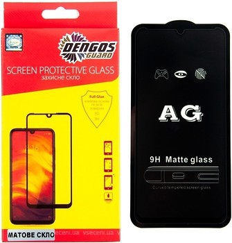 Фото Dengos Full Glue Matte Samsung Galaxy M21 M215 2020 Black (TGFG-MATT-16)