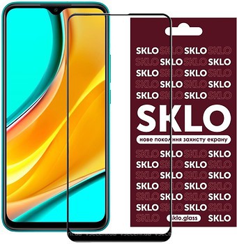Фото SKLO 3D Full Glue Xiaomi Redmi 9/Redmi 9T/Redmi Note 9 4G/Poco M3 Black