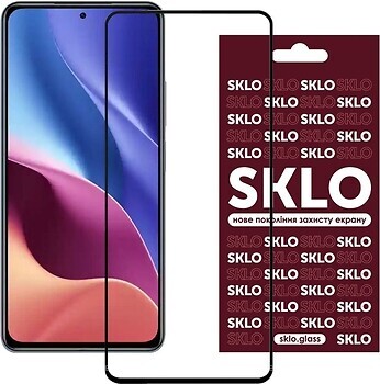 Фото SKLO 3D Full Glue Xiaomi Mi 11i/Poco F3/Poco X3 GT/Redmi K40 /K40 Pro/K40 Pro Plus Black