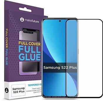 Фото MakeFuture Full Cover Full Glue Samsung Galaxy S22 Plus S906 Black (MGF-SS22P)
