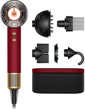 Фото Dyson Supersonic HD16 Nural Red Velvet/Gold