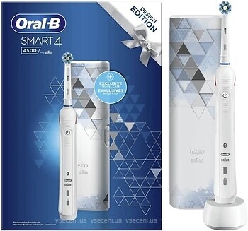 Фото Oral-B D601 Smart 4 4500 Pro White Design Edition