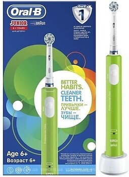 Фото Oral-B Sensi Ultrathin Junior Green D16.513.1