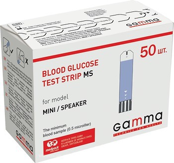 Фото Gamma Тест-полоски Gamma MS 50 шт