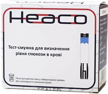 Фото Heaco тест-смужки Heaco Safe AQ Voice 50 шт
