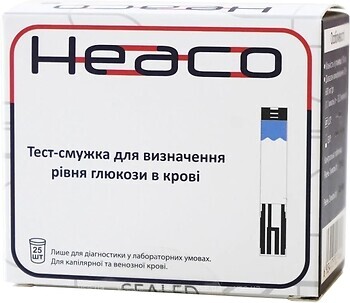 Фото Heaco тест-смужки Heaco Safe AQ Voice 25 шт