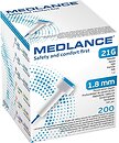 Фото Medlance ланцет автоматичний з кнопкою 21G (1.8) 200 шт