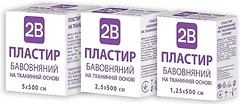 Фото 2B Пластир на бавовняній основі 1.25 см x 5 м