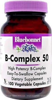 Фото Bluebonnet Nutrition B-Complex 50 100 капсул (00412)