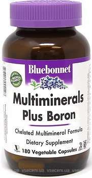 Фото Bluebonnet Nutrition Multiminerals Plus Boron 180 капсул