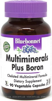 Фото Bluebonnet Nutrition Multiminerals Plus Boron 90 капсул