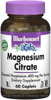 Фото Bluebonnet Nutrition Magnesium Citrate 60 капсул