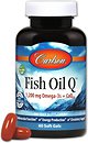 Фото Carlson Labs Omega-3 + CoQ10 Fish Oil Q 60 капсул (CL-1673)