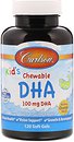 Фото Carlson Labs Kids Chewable DHA со вкусом апельсина 120 капсул (CAR-01571)