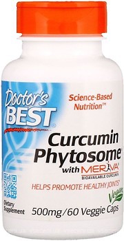 Фото Doctor's Best Curcumin Phytosome with Meriva 500 мг 60 капсул (DRB00225)