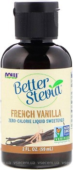 Фото Now Foods BetterStevia Liquid 59 мл зі смаком ванілі (06979)