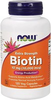 Фото Now Foods Biotin 10000 мкг 120 капсул (00479)