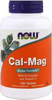 Фото Now Foods Cal-Mag Stress Formula 100 таблеток (01275)