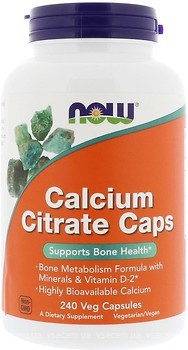 Фото Now Foods Calcium Citrate 240 капсул (01237)