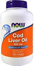 Фото Now Foods Cod Liver Oil 650 мг 250 капсул (01742)