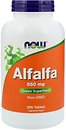 Фото Now Foods Alfalfa 650 мг 500 таблеток (02620)