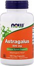 Фото Now Foods Astragalus 500 мг 100 капсул (04605)