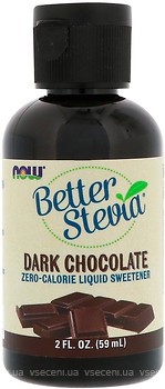 Фото Now Foods BetterStevia Liquid 59 мл зі смаком чорного шоколаду (06966)