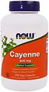 Фото Now Foods Cayenne 500 мг 250 капсул (04627)