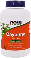 Фото Now Foods Cayenne 500 мг 250 капсул (04627)