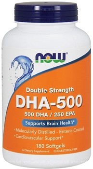 Фото Now Foods DHA-500/EPA-250 подвійна сила 180 капсул (01613)