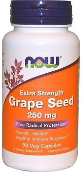 Фото Now Foods Grape Seed 250 мг 90 капсул (03274)