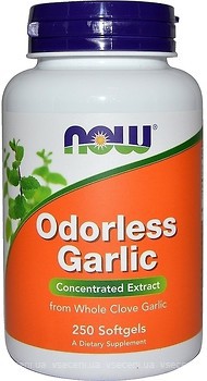 Фото Now Foods Odorless Garlic 250 капсул (01808)