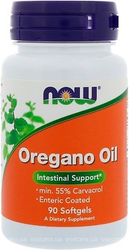 Фото Now Foods Oregano Oil 90 капсул (04732)