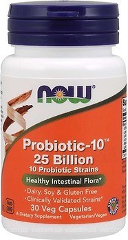 Фото Now Foods Probiotic-10 25 Billion 30 капсул (02937)