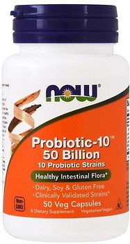 Фото Now Foods Probiotic-10 50 Billion 50 капсул (02928)