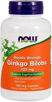 Фото Now Foods Ginkgo Biloba 120 мг 100 капсул (04683)