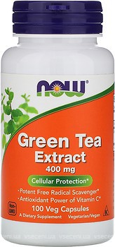 Фото Now Foods Green Tea Extract 400 мг 100 капсул (04705)